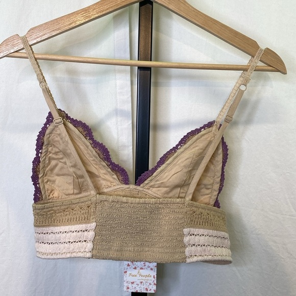 NWT Free People crochet, boho bralette - Picture 3 of 6